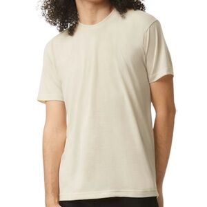 American Apparel Track Shirt in Tri-Cream